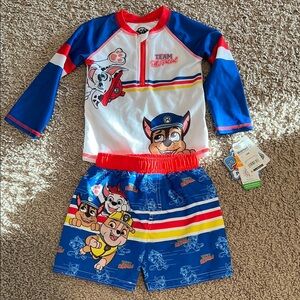 Paw Patrol Kids Swim Set - Blue and White